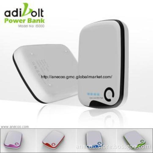 Mobile Phone Charger with 5000mAh for All Phones